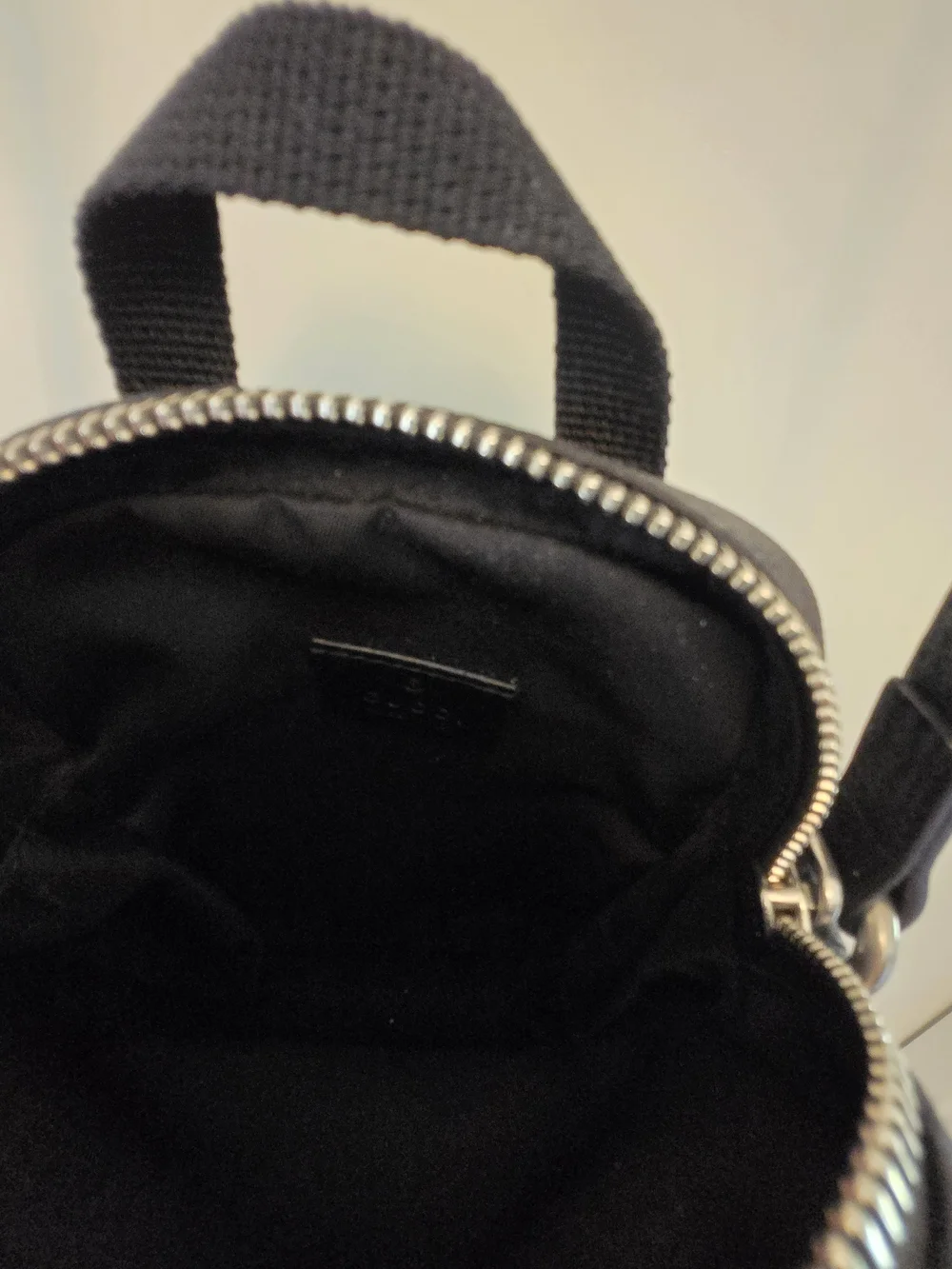 Authentic Gucci Black Mini Crossbody Off The Grid GG Bag